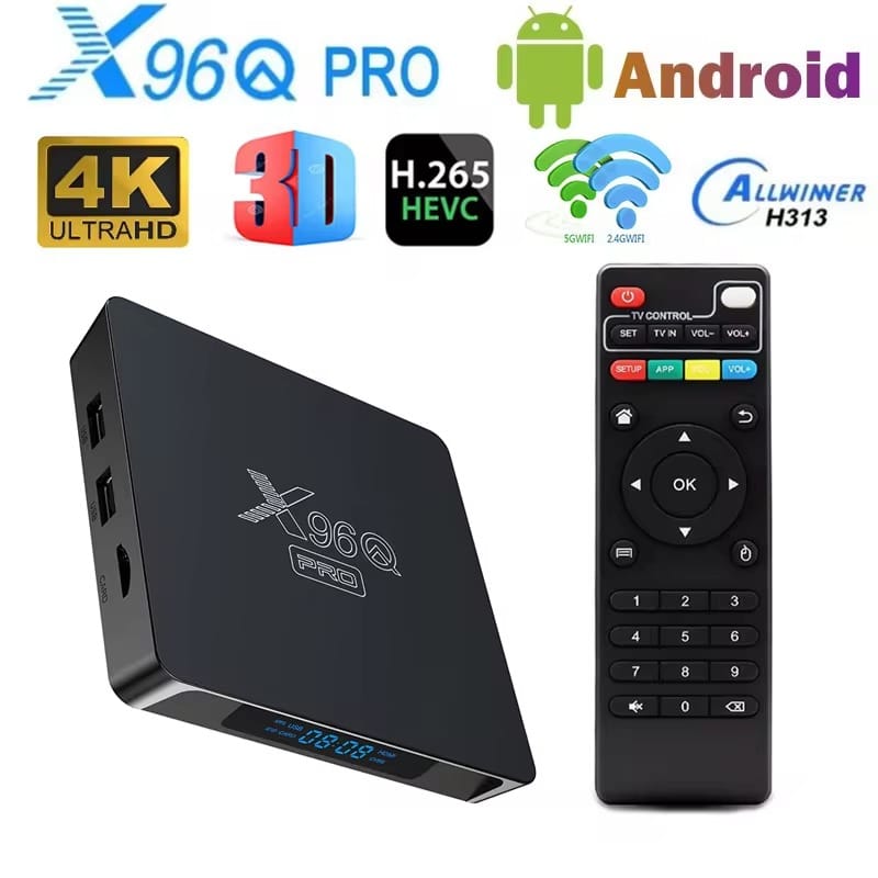 X96Q Android TV Box 4K Ultra HD